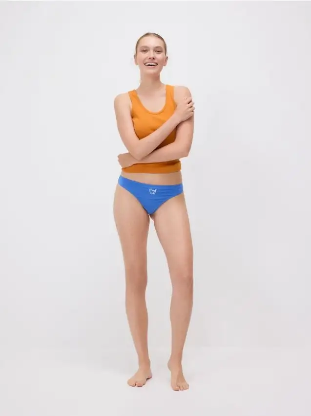 Confezione da 3 perizomi Colore blu