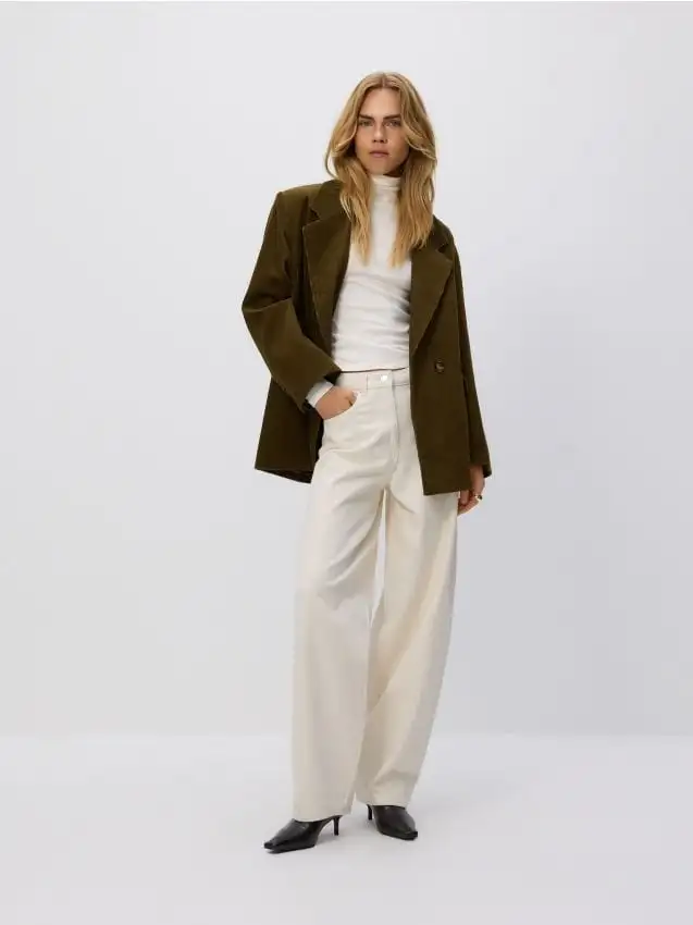 Jeans balloon fit Colore nude