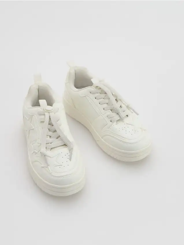 Sneaker in ecopelle Colore bianco