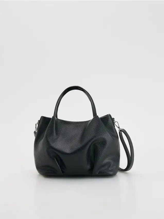 Borsa bucket con spallaccio Colore nero