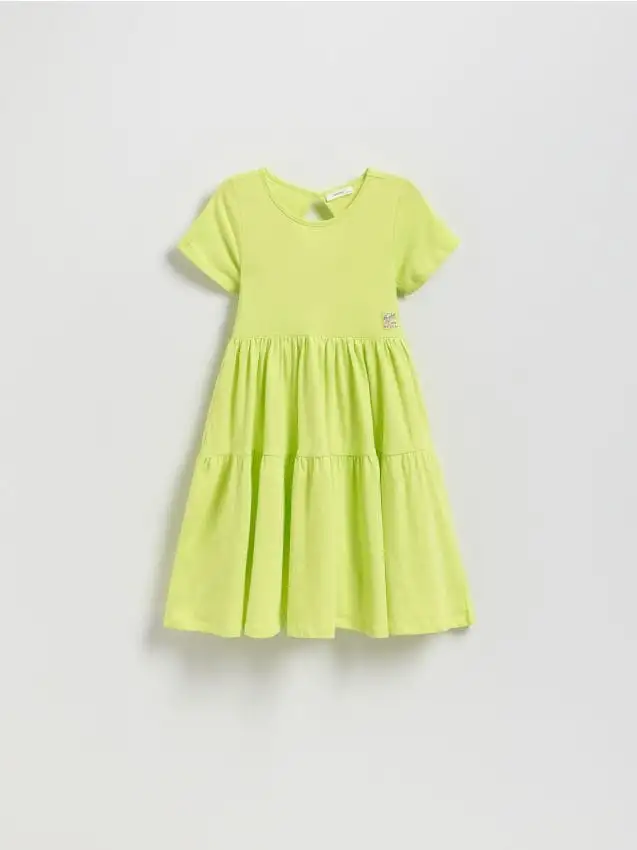 Abito con apertura sulla schiena Colore verde