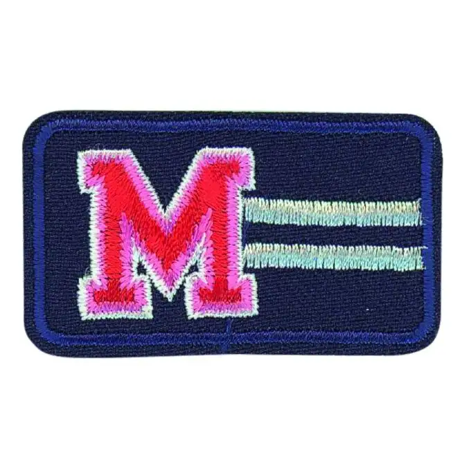 Scudetto toppa M rosa