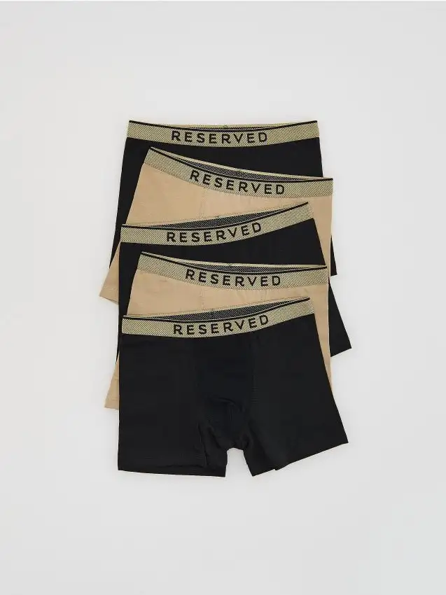 Boxer in cotone 5 pack Colore caffè