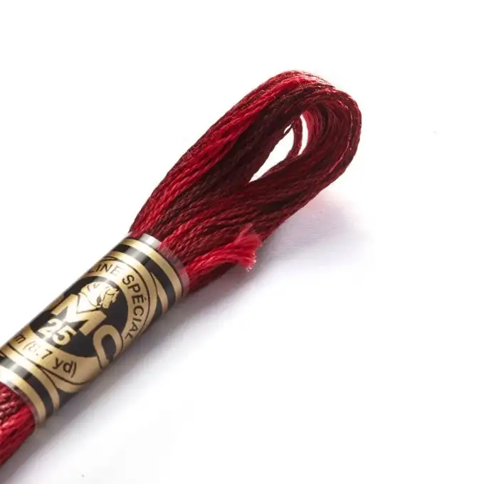 Fil mouliné per ricamo - Toni rossi - COL 115