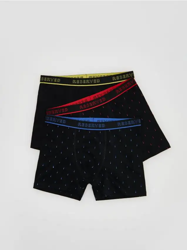 Confezione da 3 boxer Colore nero