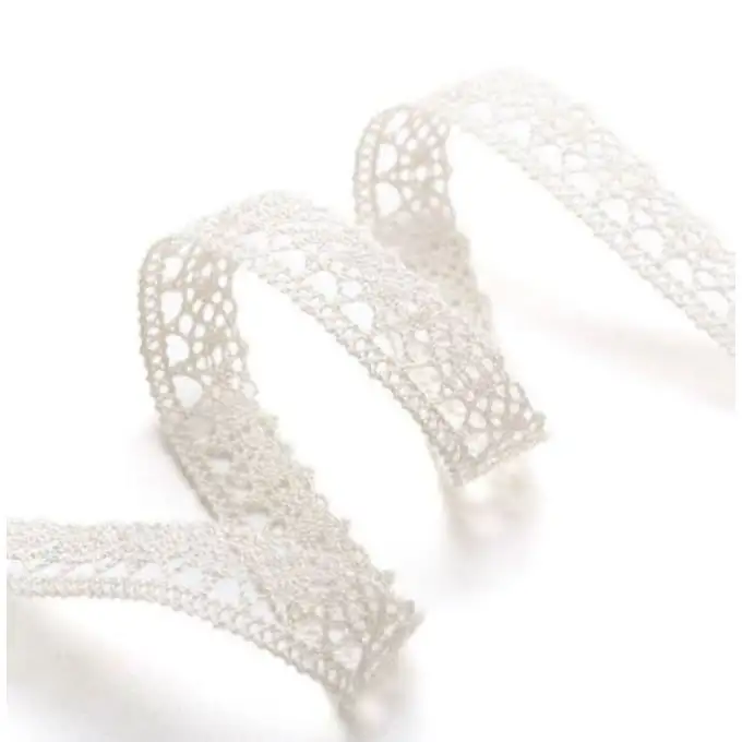 Nastro pizzo 12 mm ecru