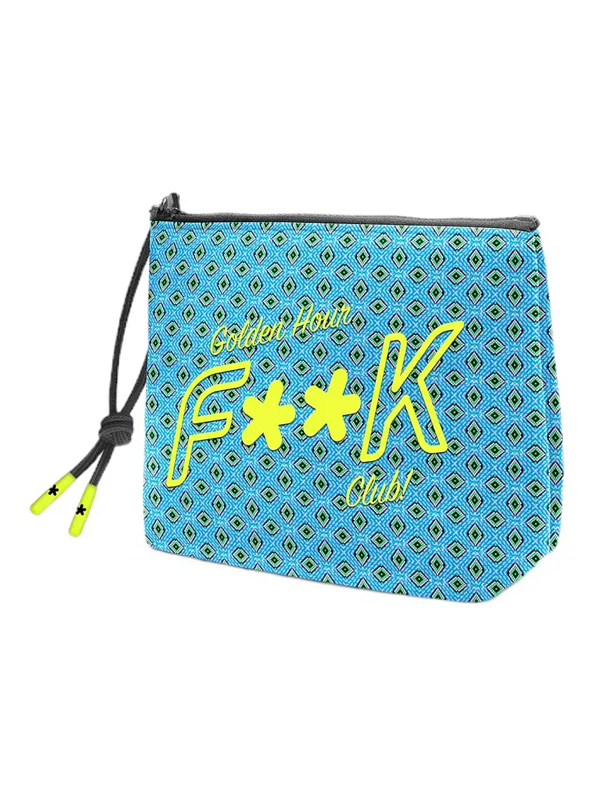 F**K Women's Clutch Bag FK24-A234X08 Blue