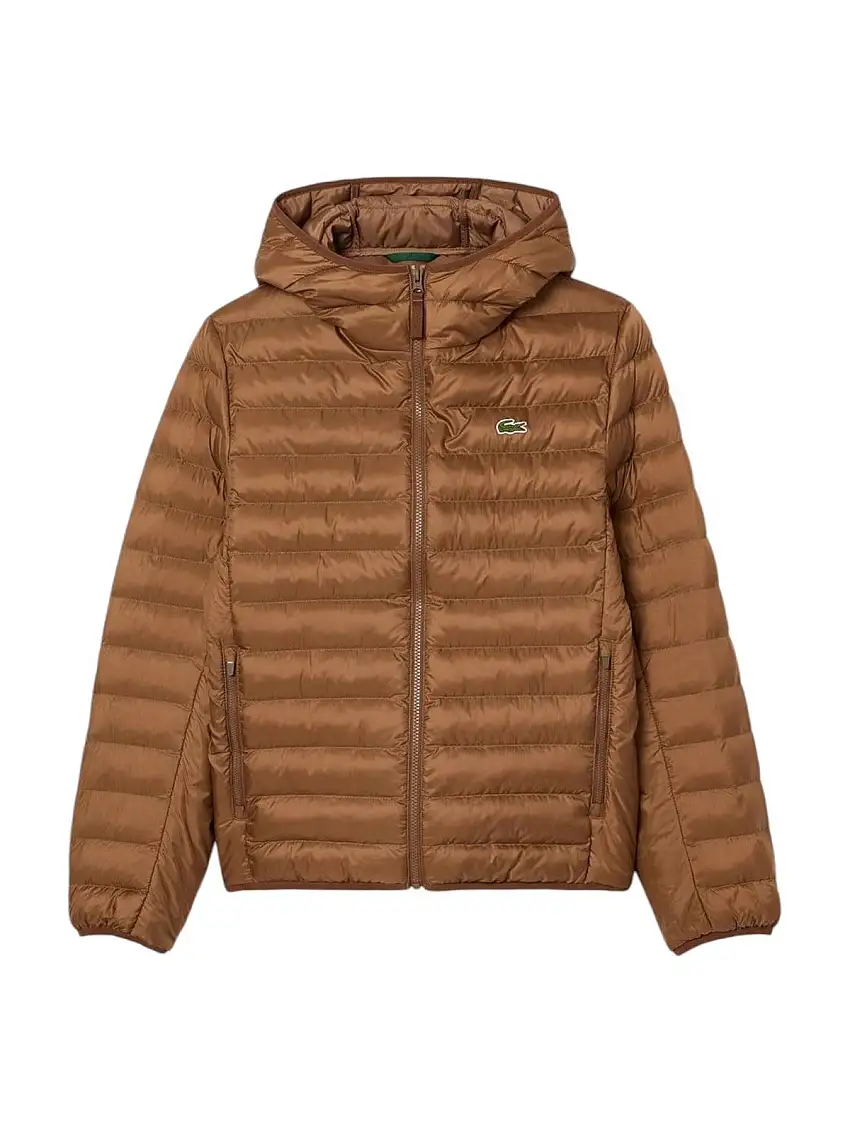 LACOSTE Men's Down Jacket BH2909 SIX Brown