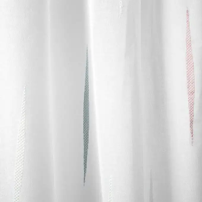 Tessuto velo righe rosa e blu