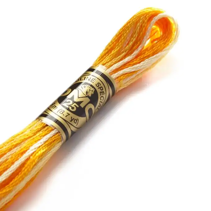 Filo mouliné Variation da ricamare - Giallo - COL 90