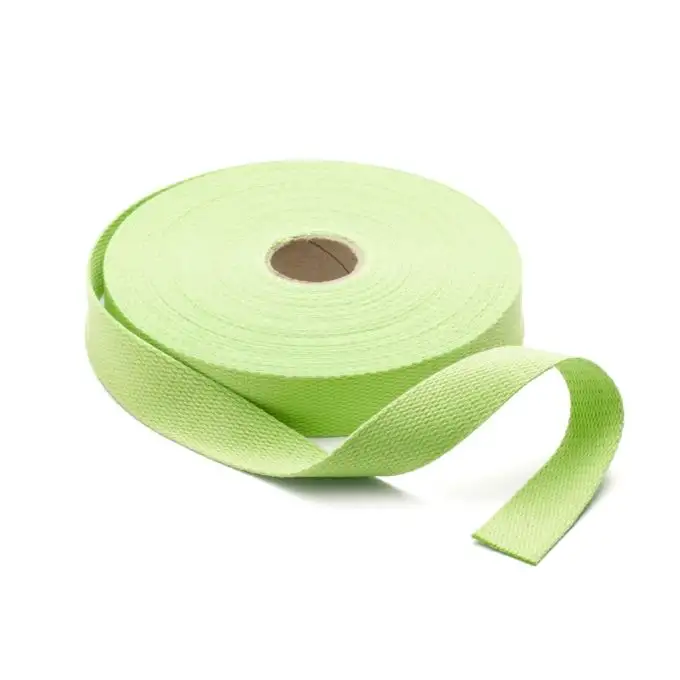 Cinturino cotone 23mm per borsa verde