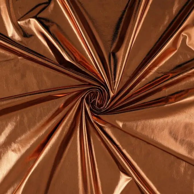Tessuto jersey bronzo laser