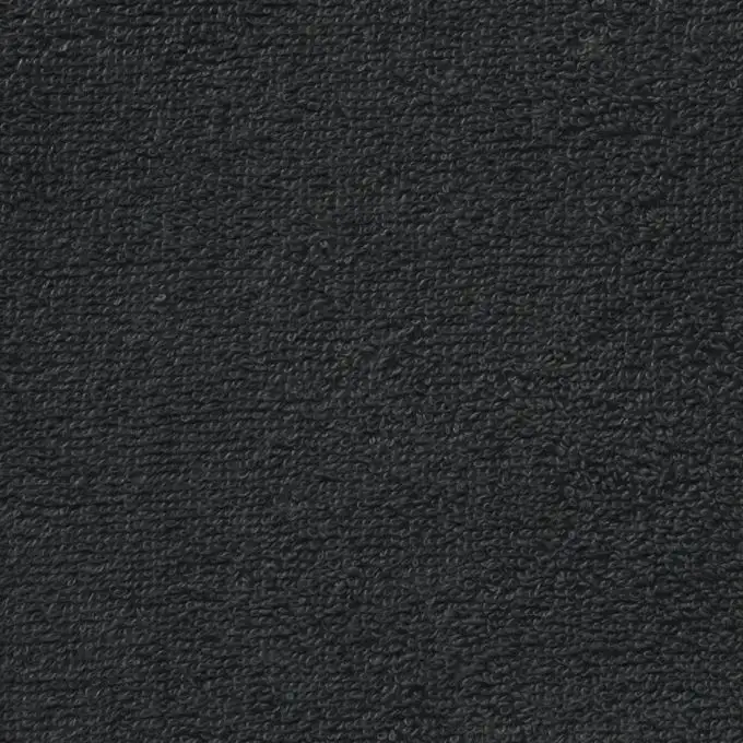 Tessuto spugna nero unito Câlin