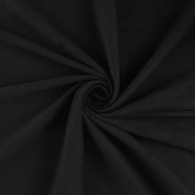 Tessuto scamosciato nero