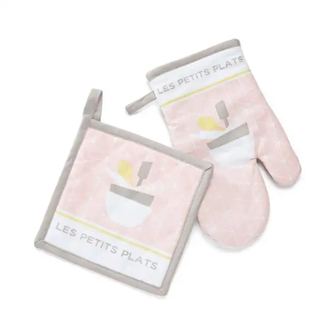 Set di guanti e presina Les petits plats