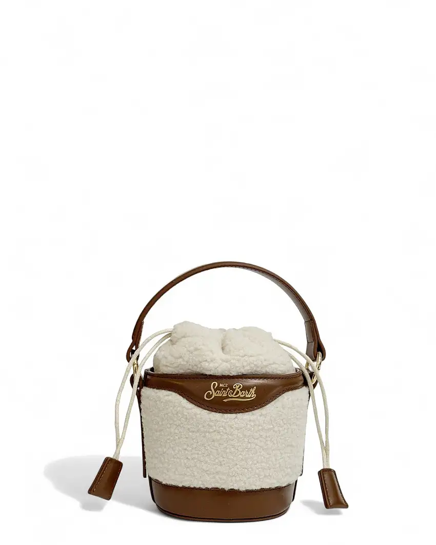 Borsa Secchiello Mila Teddy in Sherpa con Tracolla