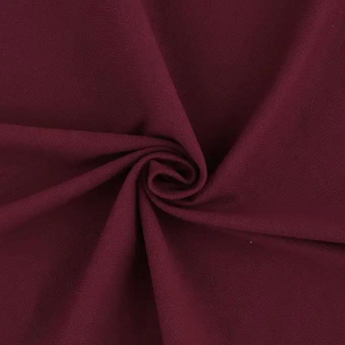 Tessuto maglia piquet bordeaux