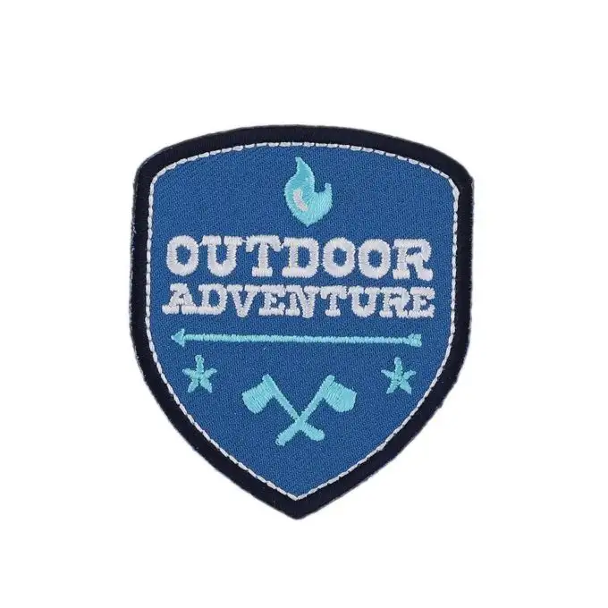 Ecusson termoadesivo Outdoor blu