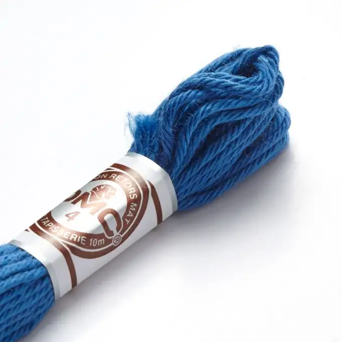 Filo da ricamo ritorto opaco blu - COL 2825