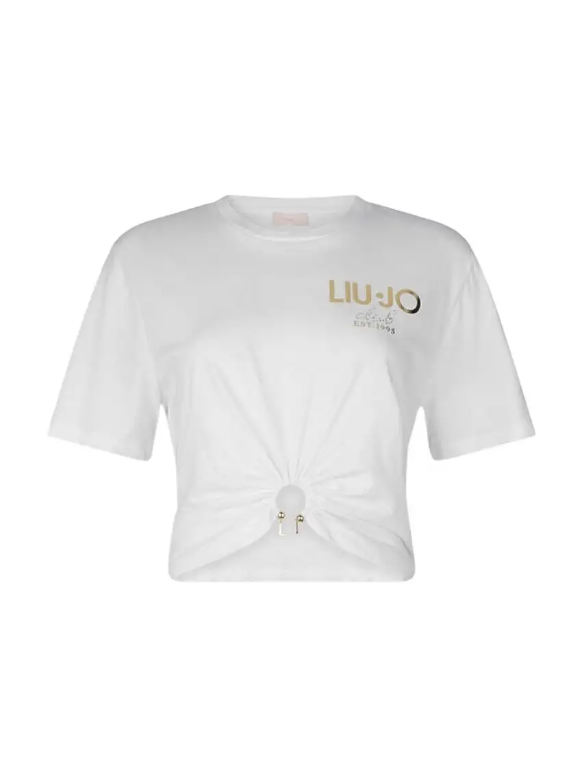 LIU JO WHITE Women's T-shirt WA5139JS923 M9513 White