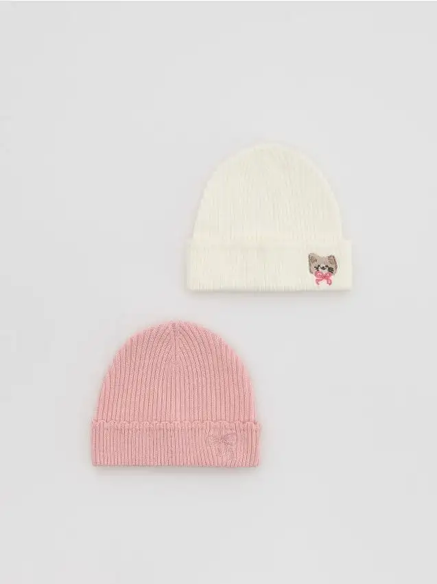 Cappello in viscosa 2 pack Colore multicolore