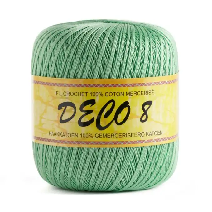 Gomitolo di filo per uncinetto Déco8 - Verde