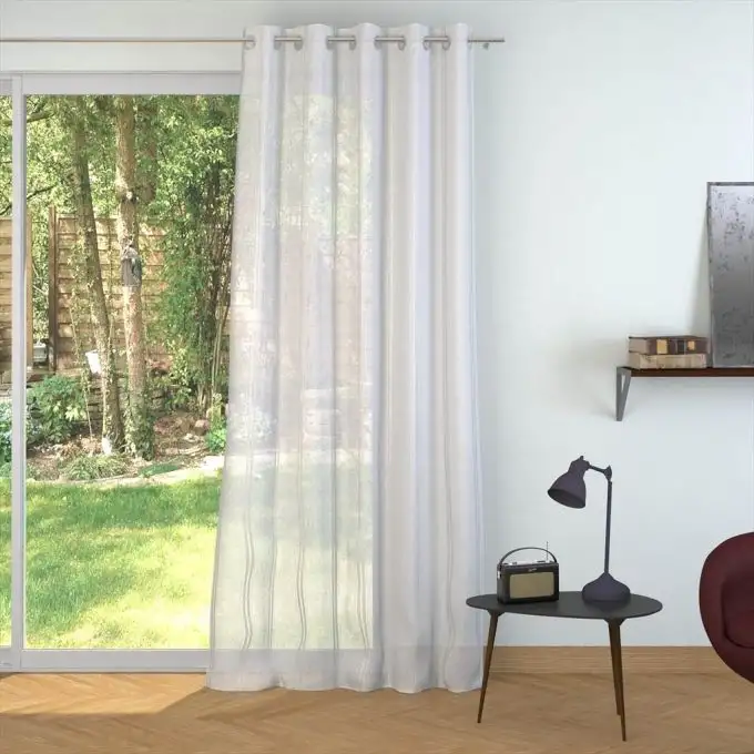 Tessuto velo rigato Diamante grande larghezza