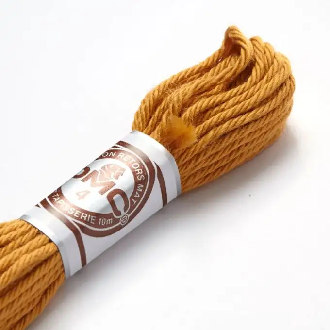 Filo da ricamo ritorto opaco giallo arancio - COL 2783