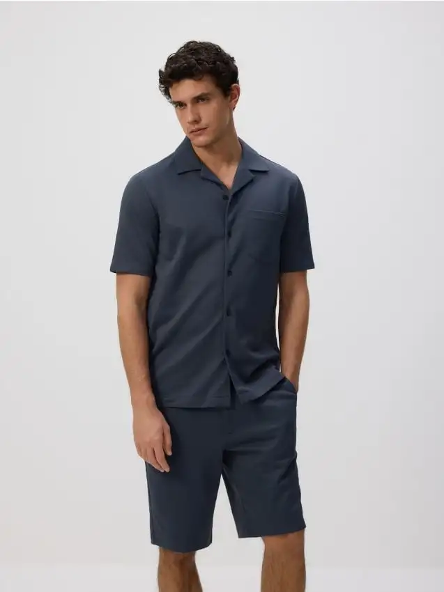 Pantaloncini regular fit Colore grigio scuro