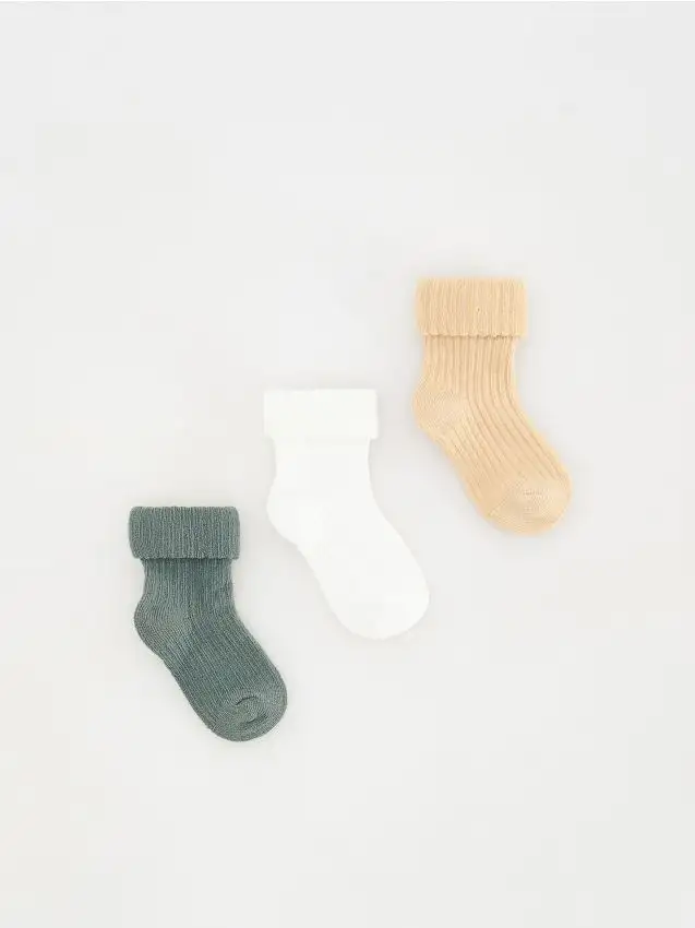 Calzini misto cotone3 pack Colore verde