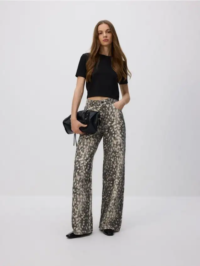 Jeans baggy fit Colore multicolore