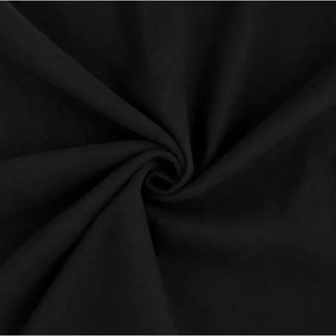 Tessuto effetto lana nero