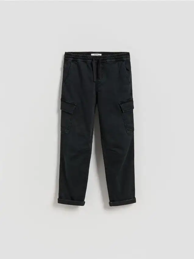 Pantaloni cargo altamente elasticizzati Colore nero