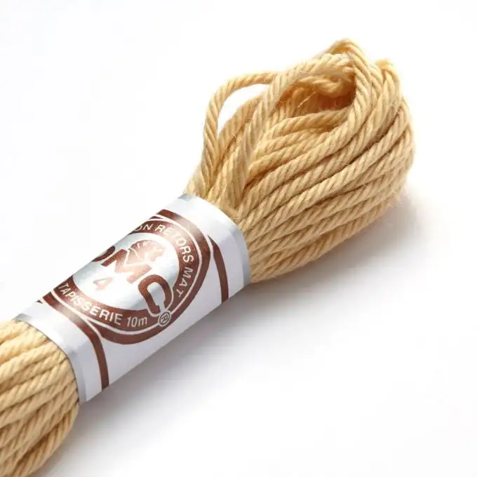 Filo da ricamo ritorto opaco giallo arancio - COL 2738