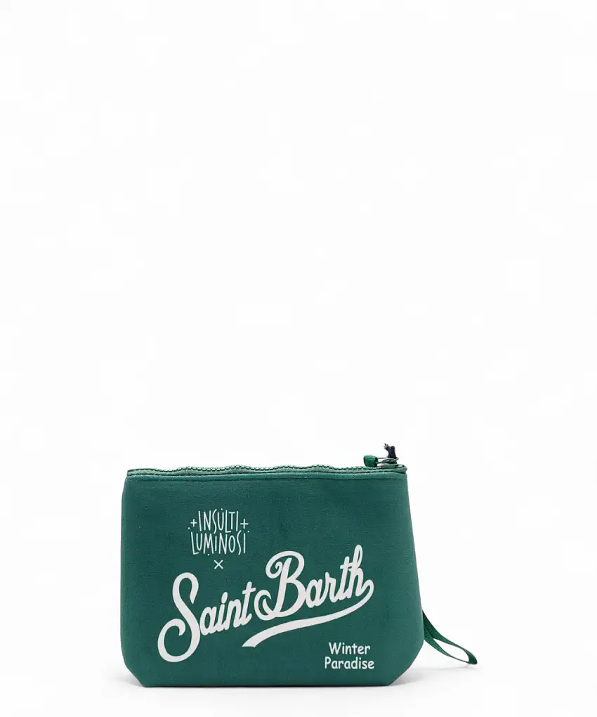 Pochette Aline con stampa e zip resistente - MC2 SAINT BARTH