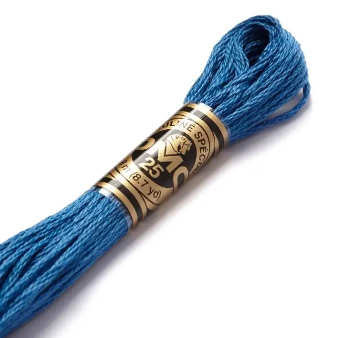 Filo mouliné da ricamo - Toni blu - COL 517