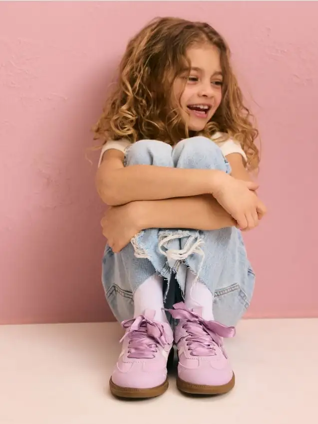 GIRLS` SNEAKERS Colore lavanda
