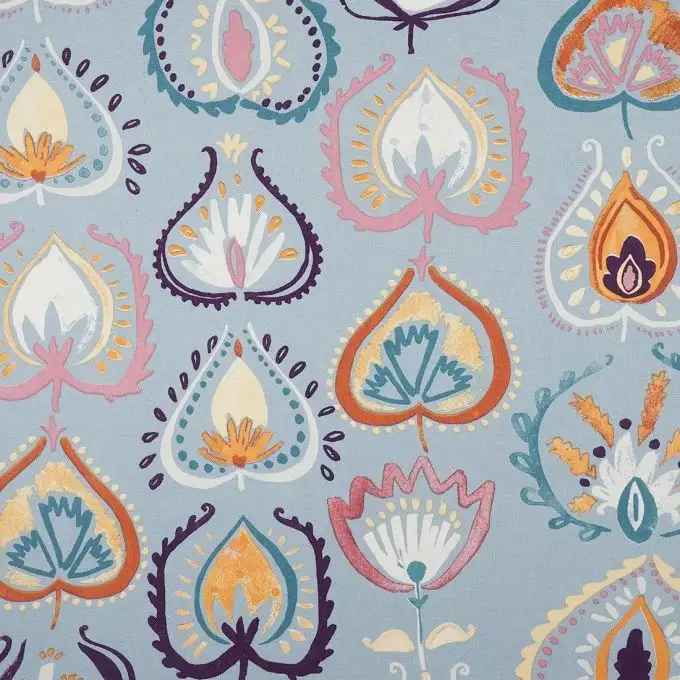 Tessuto bachette Bethy blu