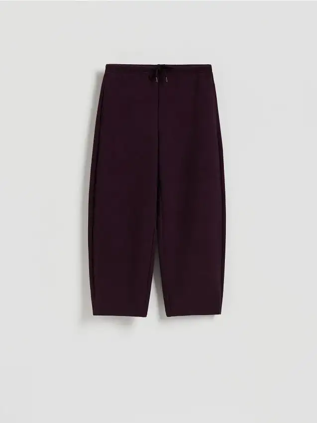 Pantaloni con viscosa Colore viola scuro