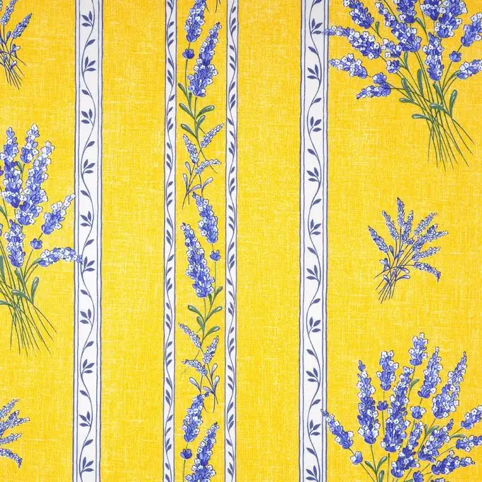 Tessuto cretonne rivestito provenzale Valensole