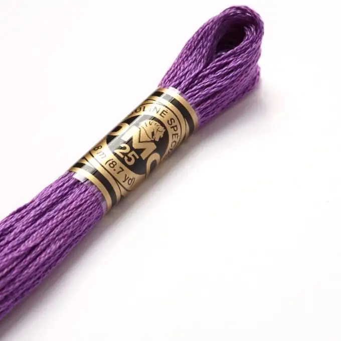 Filo mouliné da ricamo - Tonalità rosa-viola - COL 552