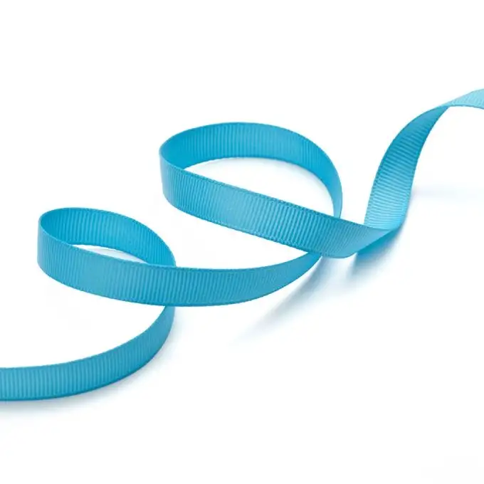 Nastro gros grain blu 9mm