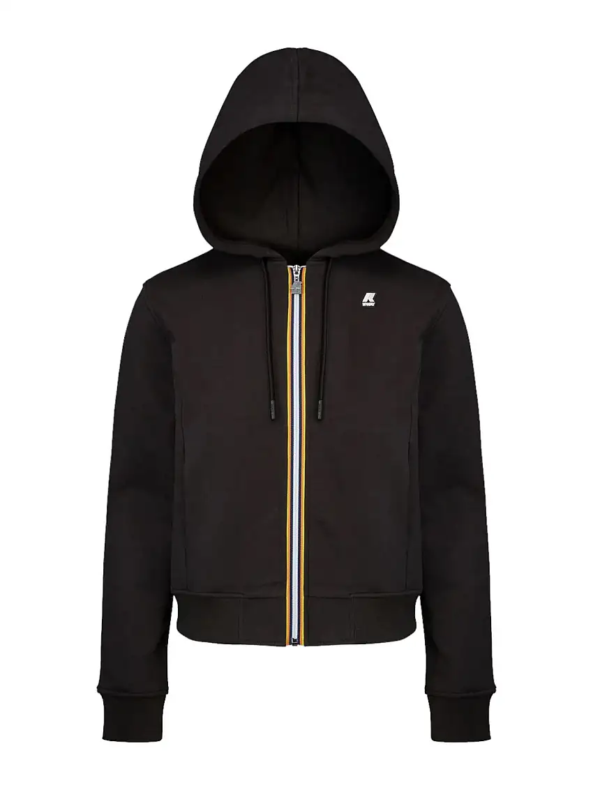 K-WAY Women's Sweatshirt Deline K8122IW USY Black