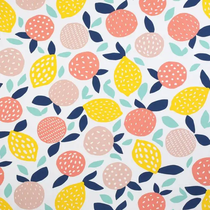 Tessuto twill frutti Tutti Frutti