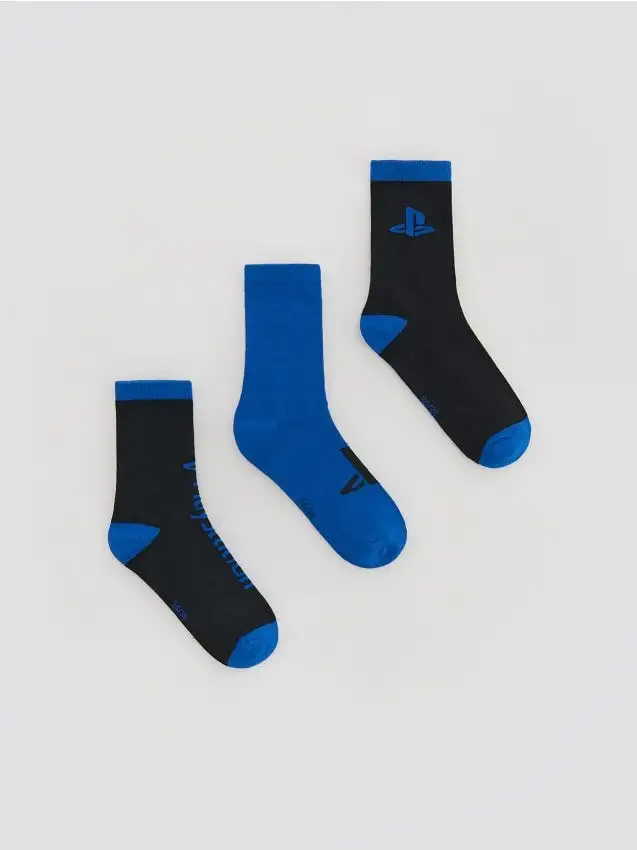 Calzini Playstation confezione da 3 Colore nero