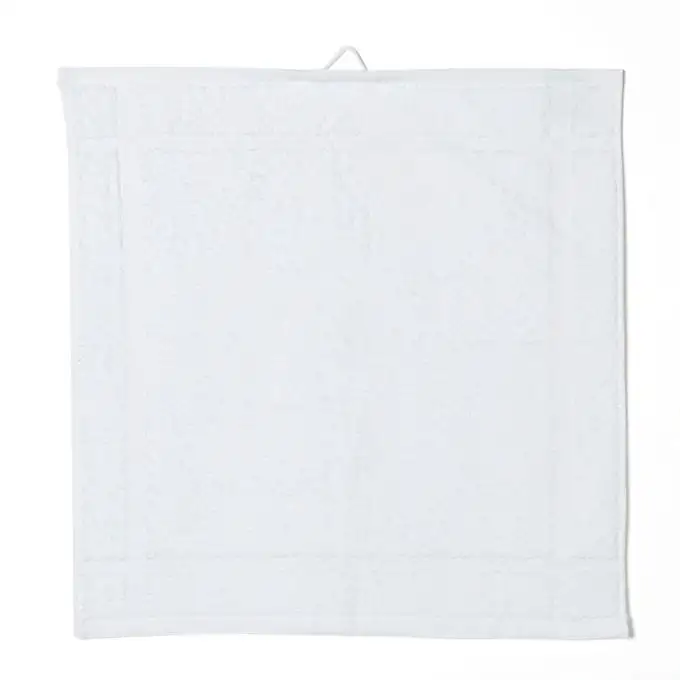 Asciugamano spugna tinta unita bianco