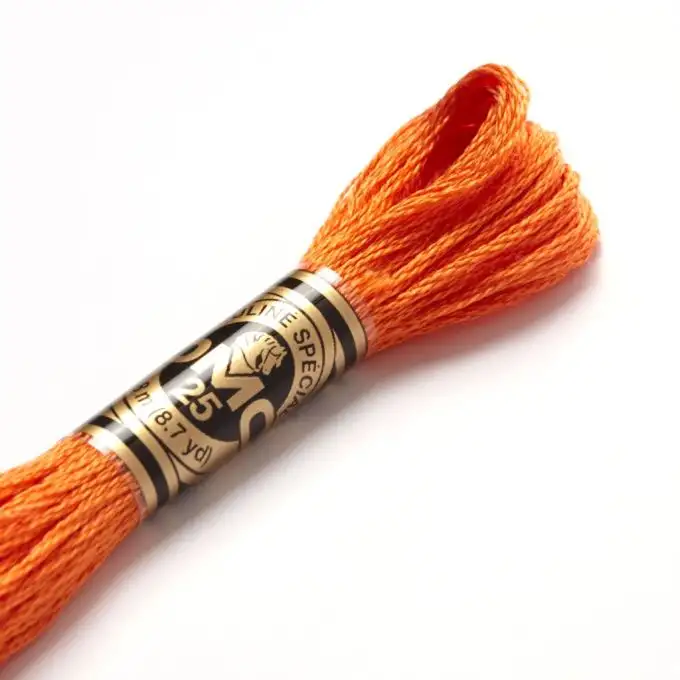 Filato mouliné da ricamo - Toni gialli/arancioni - COL 721