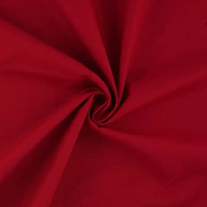 Tessuto gabardine cotone biologico rosso