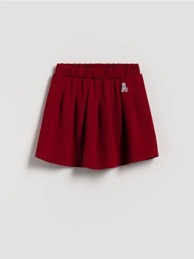 Gonna pantalone in misto viscosa Colore maroon