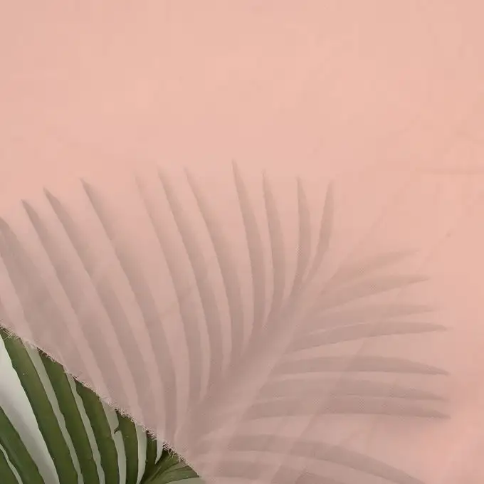 Tessuto chiffon rosa cipria